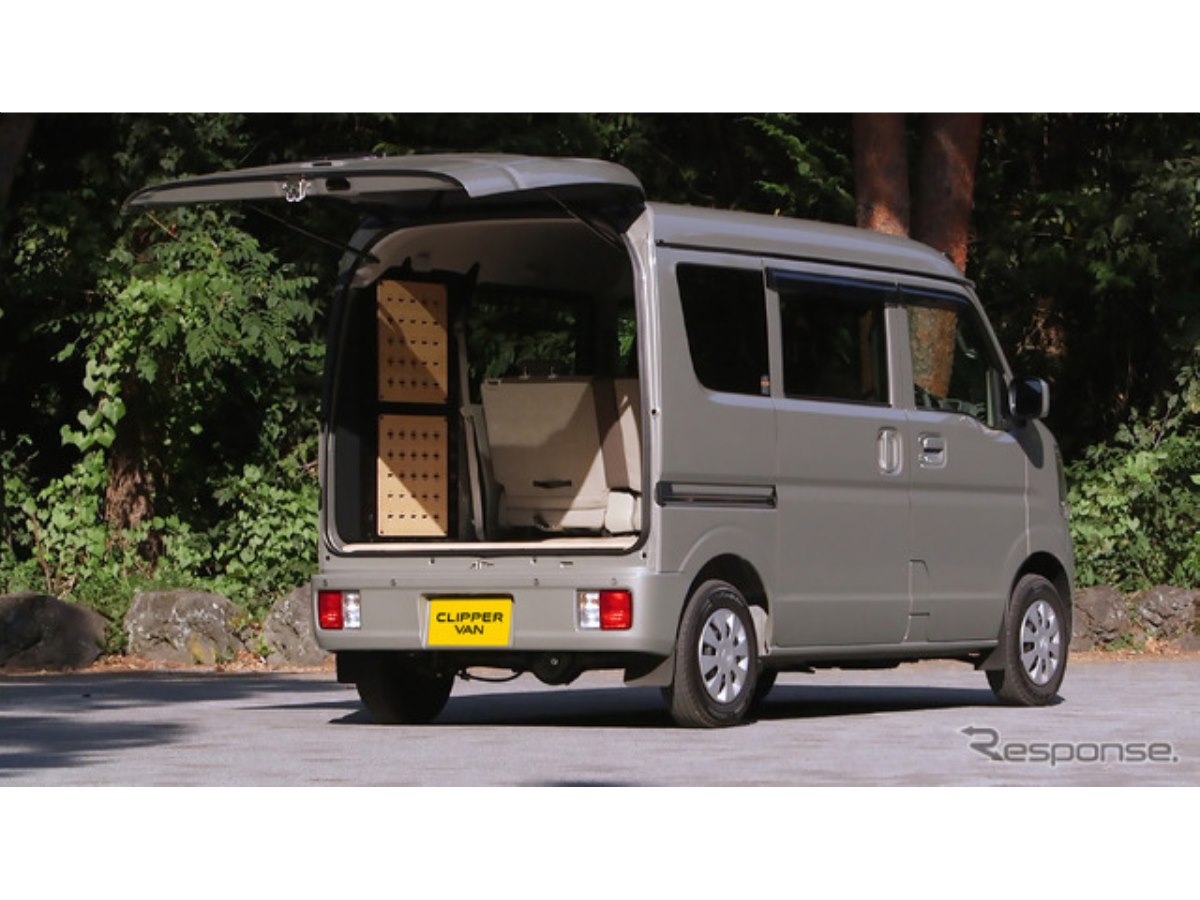 日産『クリッパー』に「マルチラック」、荷室アレンジ自在で車中泊にも