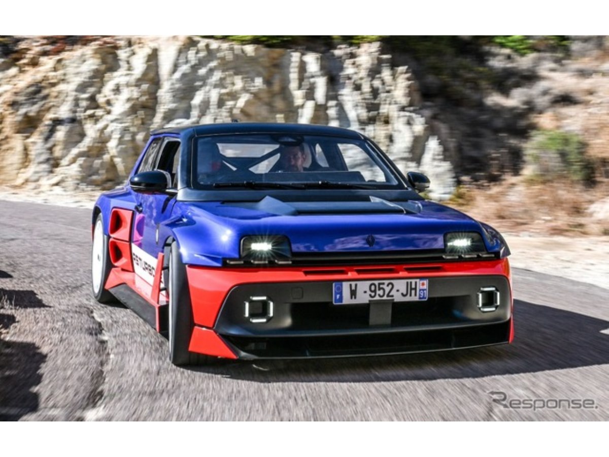 【3台セット】EAGLE COLLECTIBLES ルノー 5 ポルシェ他 ルノーの電動スーパーカー『5ターボ3E』、初の公開走行…ツール・ド