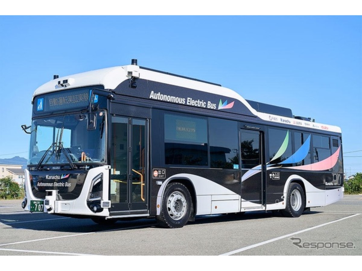 エルガEV』の自動運転バス、いすゞが世界初公開へ…ジャパンモビリティ