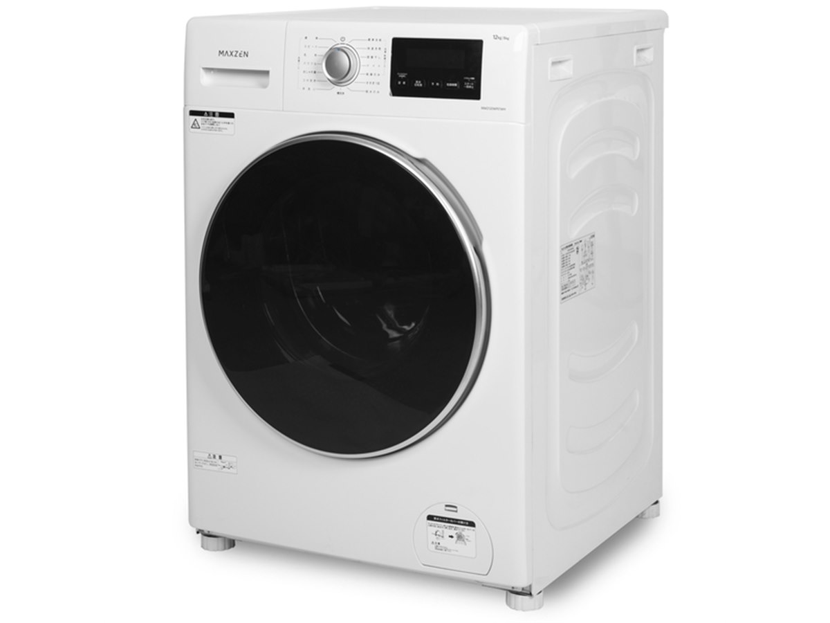 MAXZEN、乾燥フィルターレス設計や温水を採用したドラム式洗濯乾燥機2