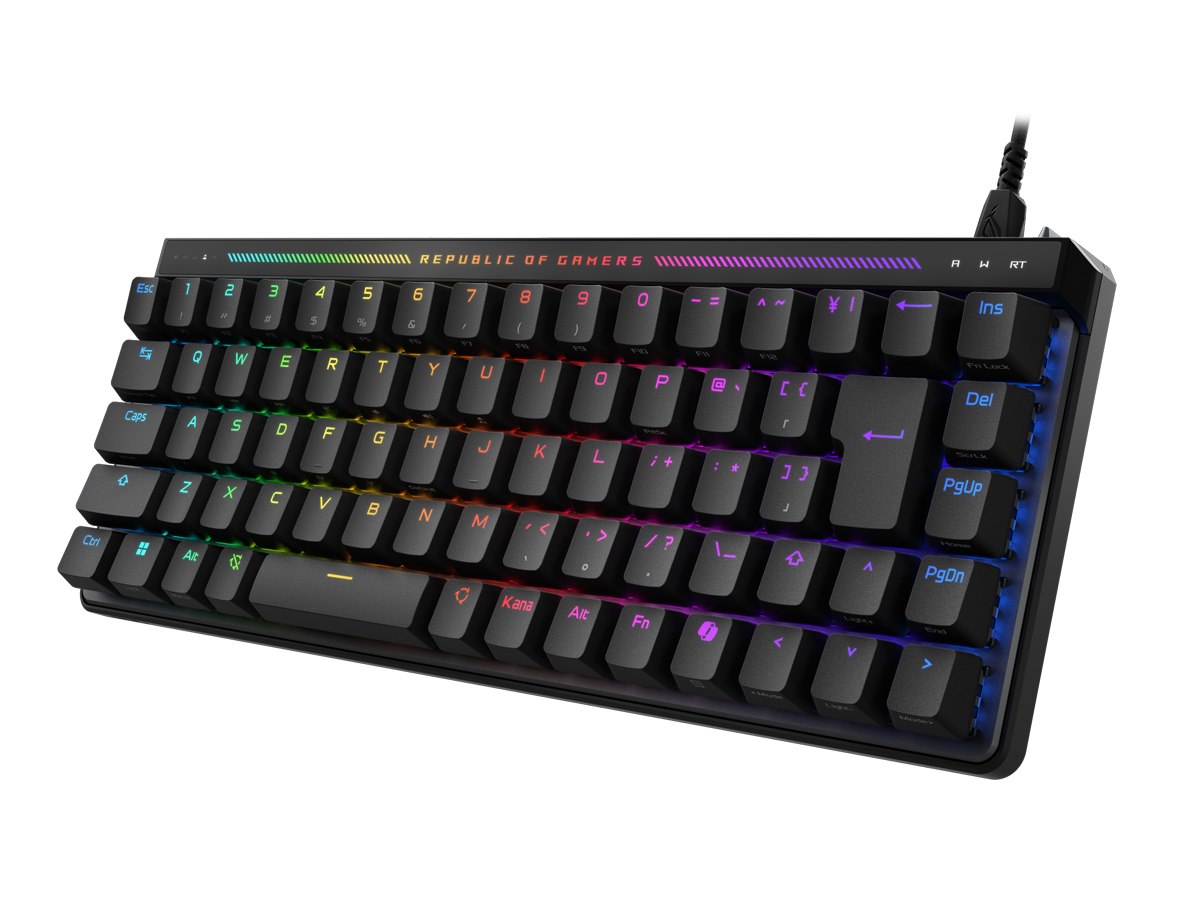 ASUS、65%ゲーミングキーボード「ROG Falchion Ace HFX」の日本