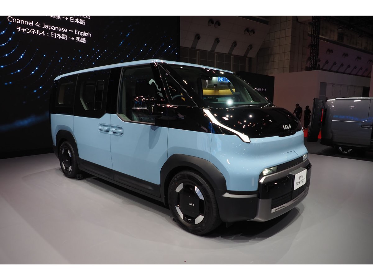 Kia（キア）がワンボックスタイプの電気自動車「PV5」を初披露 2026