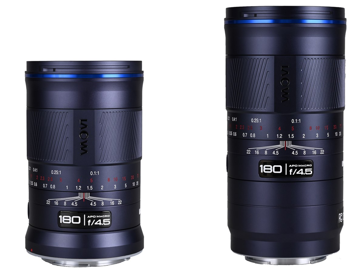 LAOWA、最大撮影倍率1.5倍の単焦点テレマクロレンズ「180mm F4.5 1.5x