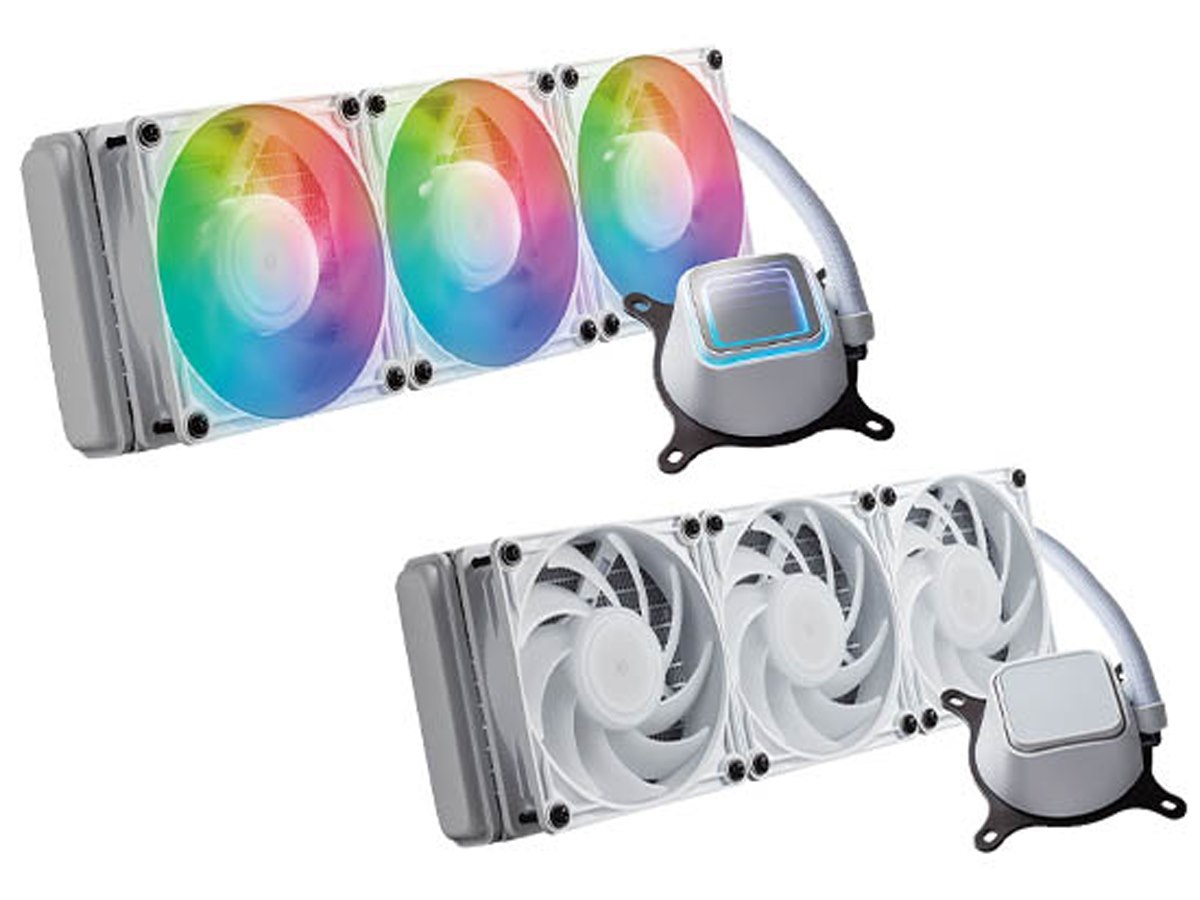 玄人志向、簡易水冷CPUクーラー「KURO-AIOWC/V2シリーズ」にホワイト