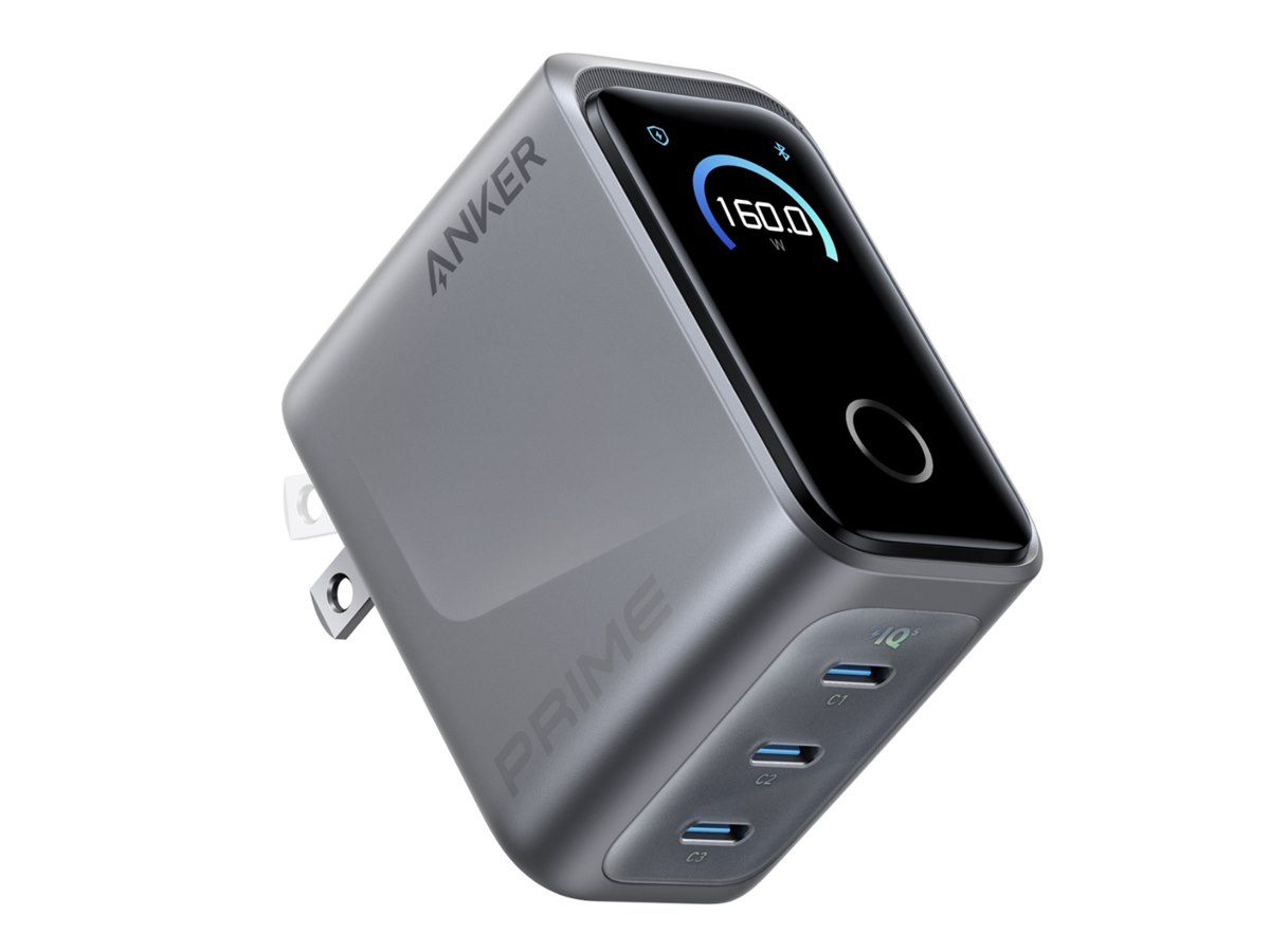 ANKER PRIME モバイルバッテリー グレー Anker、モバイルバッテリーやワイヤレス充電器のフラッグシップ「Anker