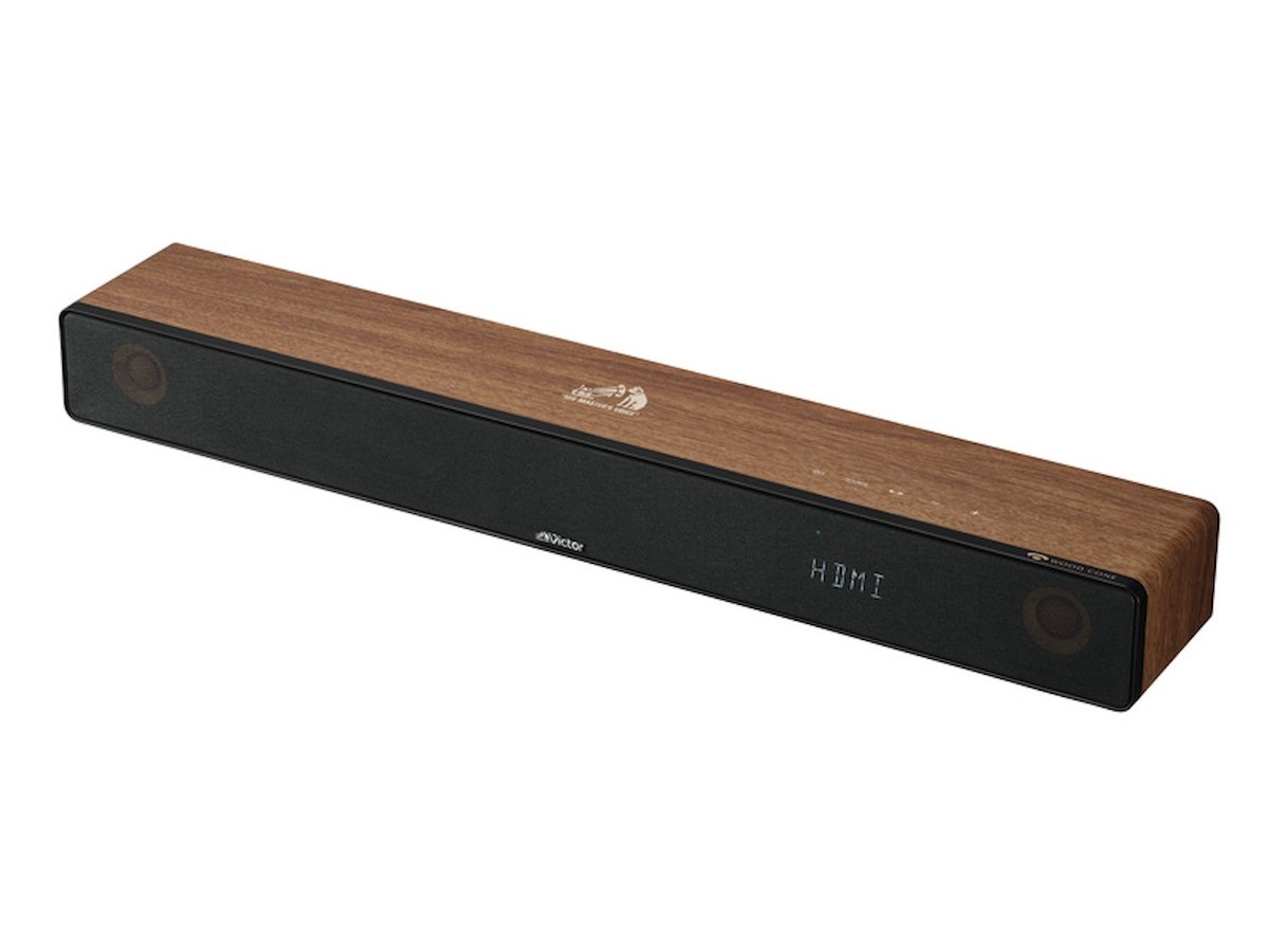 ビクター、ウッドコーンオーディオ初の一体型サウンドバー「WOOD CONE