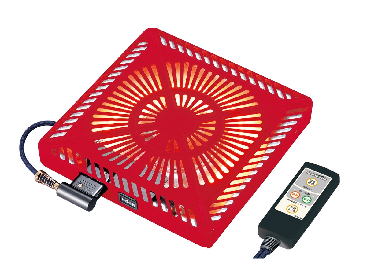 昭和の団らんを今に再現する赤外線こたつ用ヒーター「メトロレトロ