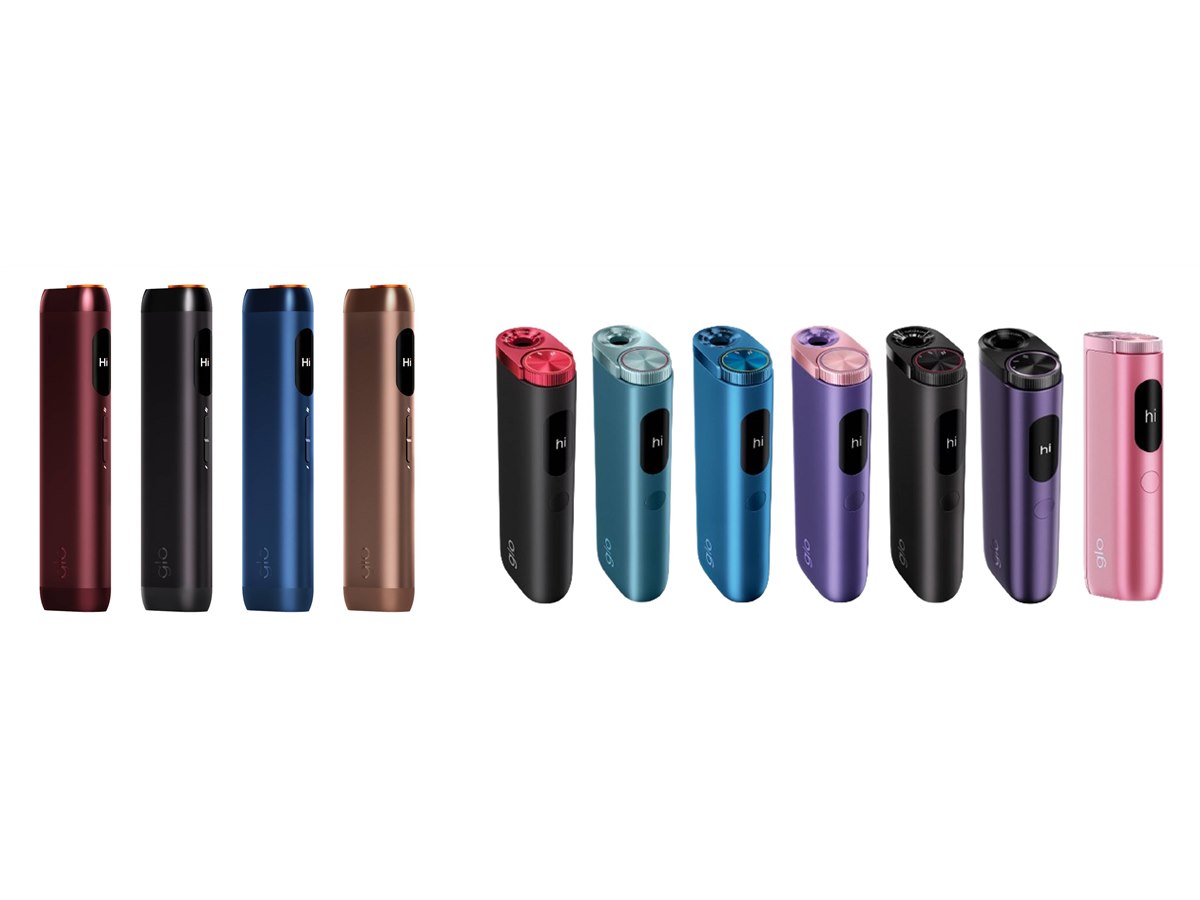 BAT、加熱式たばこデバイス「glo Hilo」「glo Hyper Pro」のブラック 