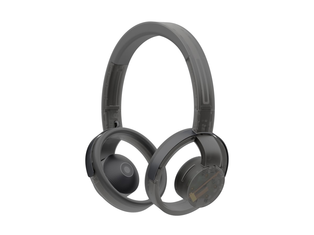 （新品未開封）nwm オンイヤーヘッドホン　 NBH001 ダークグレー NTTソノリティ、オープンイヤー型オーバーヘッド耳スピーカー「nwm ONE