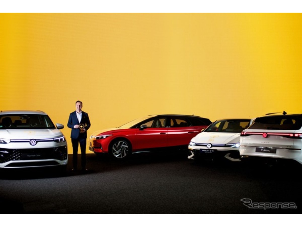VWが初、独「ゴールデンステアリングホイール」で4部門制覇…『ゴルフ