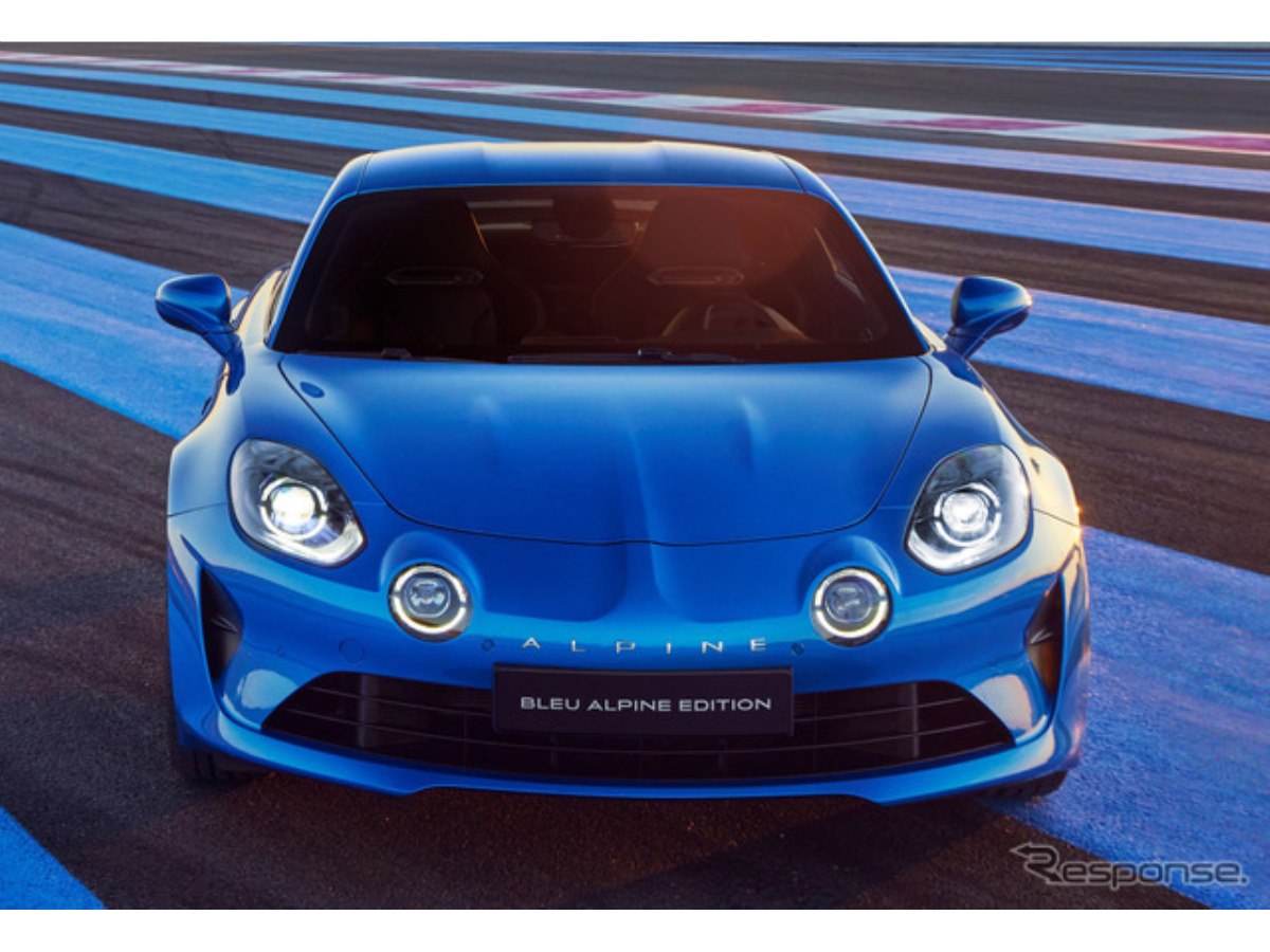 アルピーヌ70周年記念車、日本限定「A110 BLEU ALPINE EDITION」70台