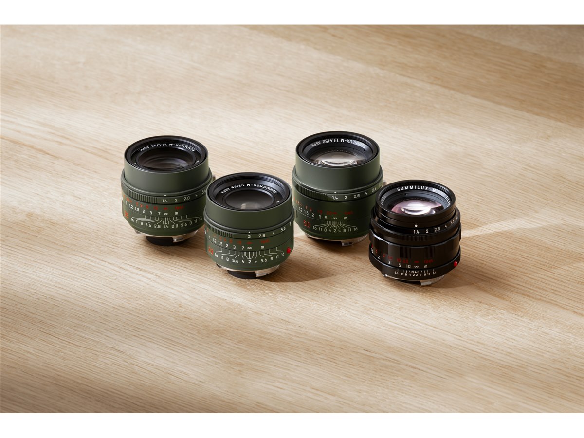 ライカ、ズミルックス/ズミクロンMレンズ4本に限定色「Safari