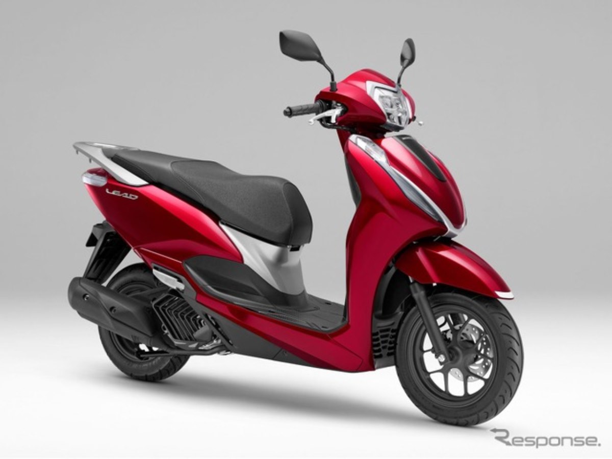 ホンダ『リード125』、キャンディーラスターレッドとバニラホワイトを