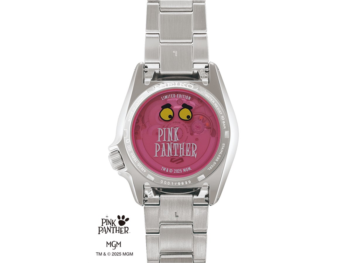 セイコー、ピンクパンサーとコラボした限定ウォッチ「SBSA321」 - 価格.com