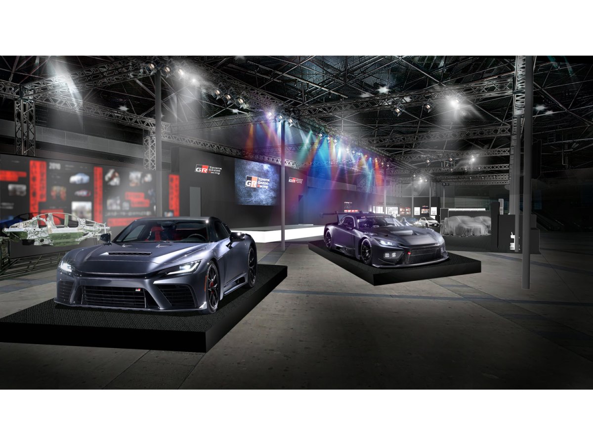 トヨタが「GR GT」「GR GT3」を出展 「スープラ」や「ハチロク」向けの