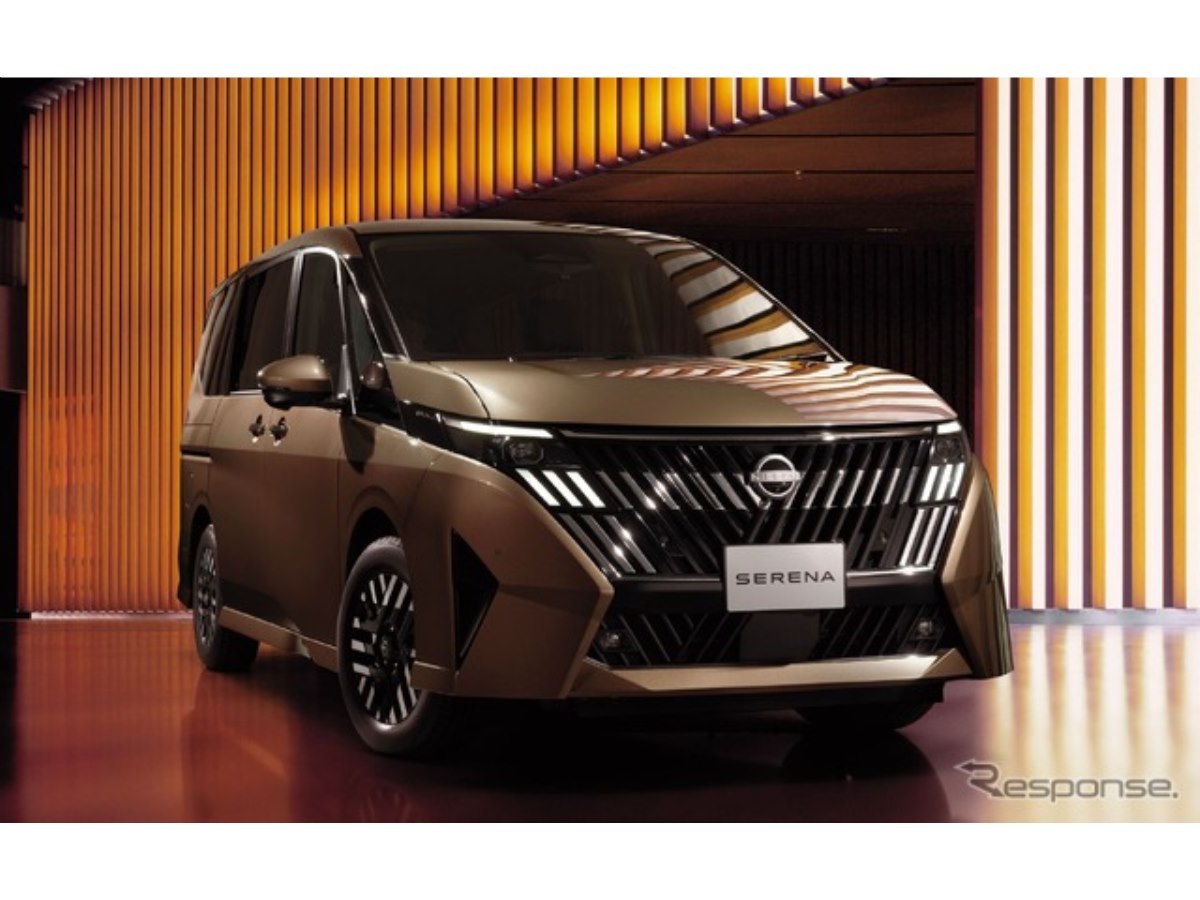 日産『セレナ』改良新型、「LUXION」「ハイウェイスターV」が新グリル
