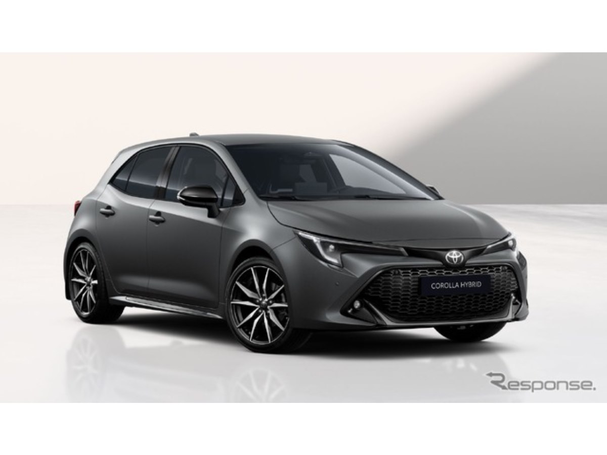 トヨタ『カローラ』、「GRスポーツ」にマット仕上げのオニキスグレー初