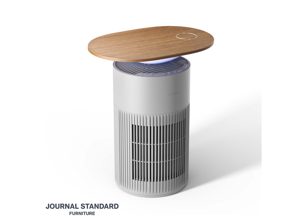 SwitchBot 空気清浄機 Table 新色ナチュラル SwitchBot、360度吸気や空気質がわかる4色ライトを採用した空気清浄機2