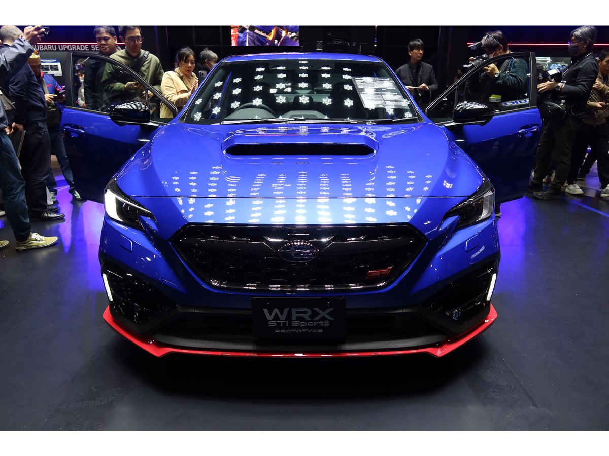 スバルがMT仕様の「WRX STI Sport #」ほかスペシャルモデルを出展