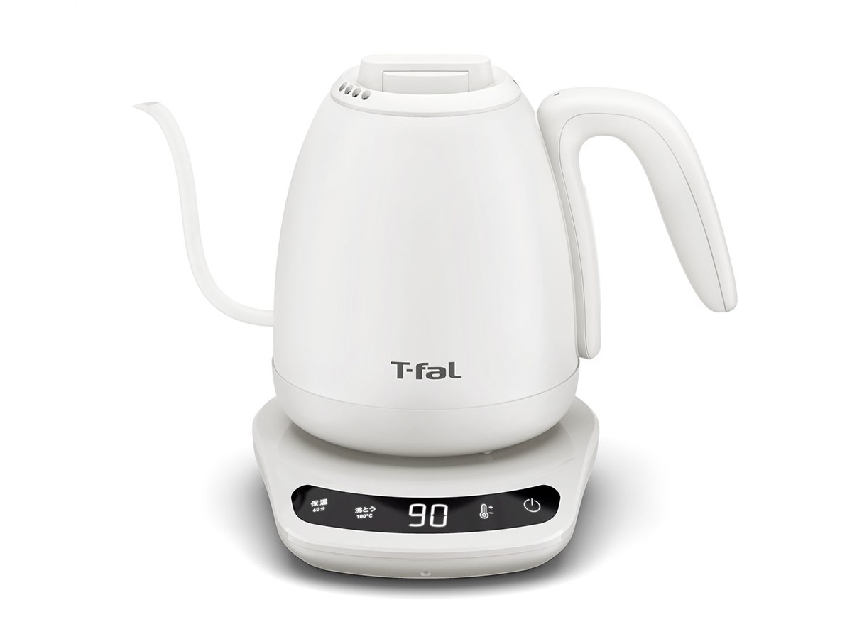 ティファール、温度を設定できる電気ケトル「カフェ ロック