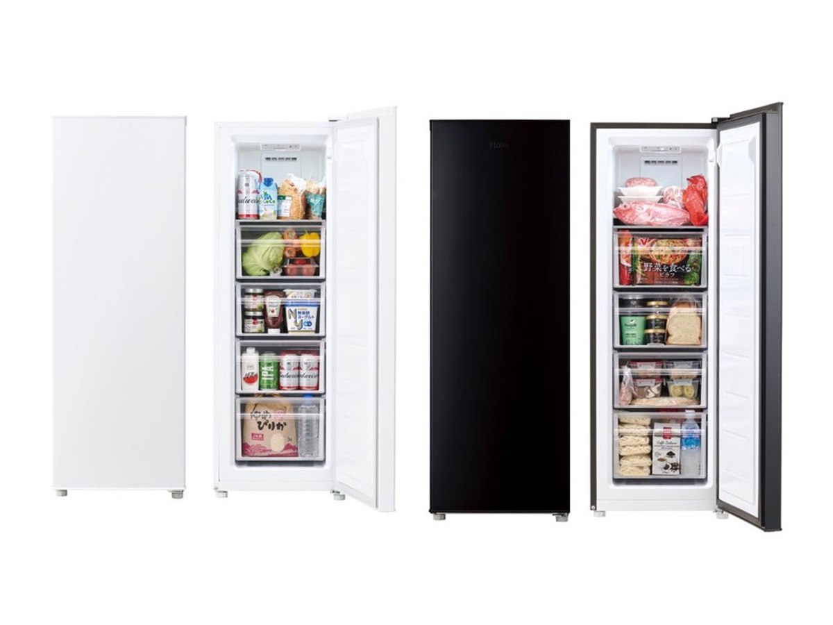 ハイアール、初めての「セカンド冷凍庫」に適した107L/87L前開き式
