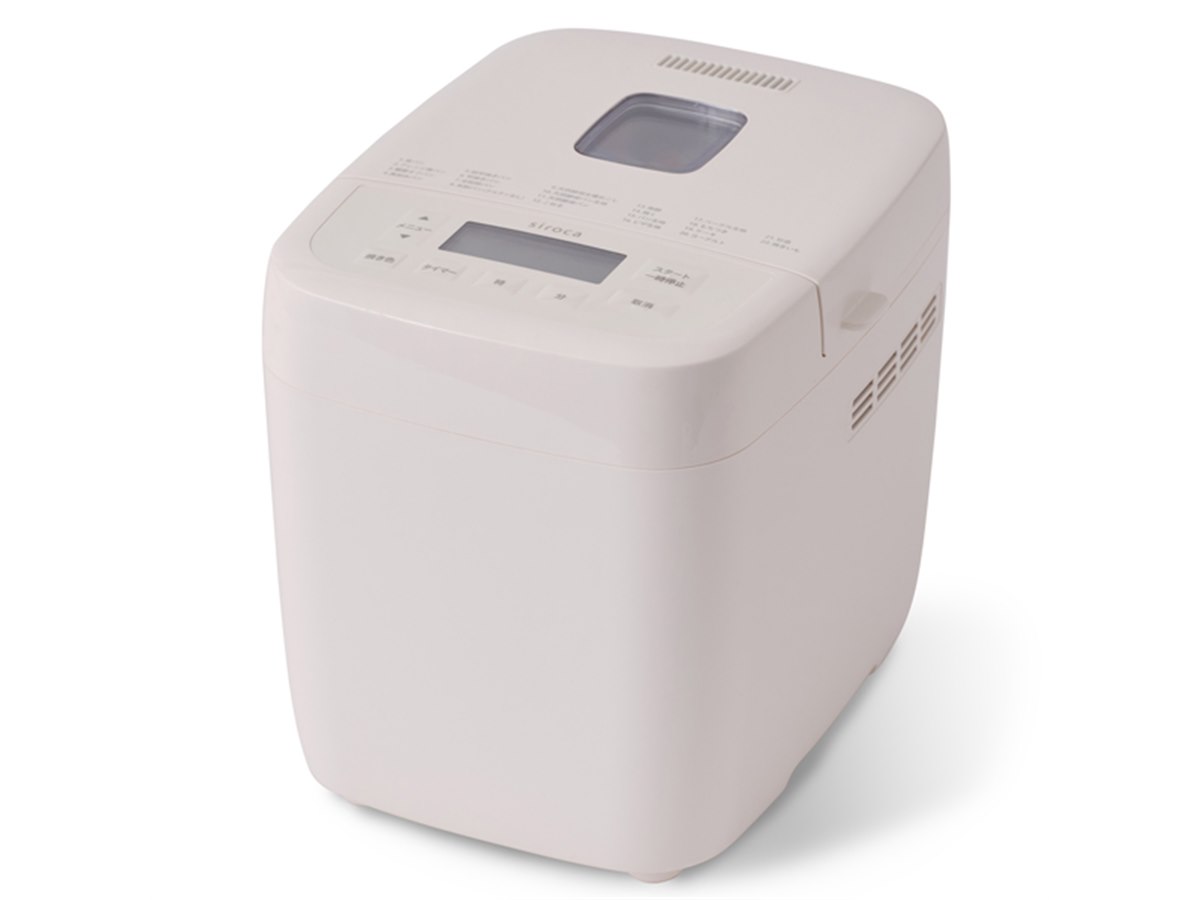 シロカ ホームベーカリー シロカ、シリーズ初の厚釜パンケースを採用した「おうちベーカリー