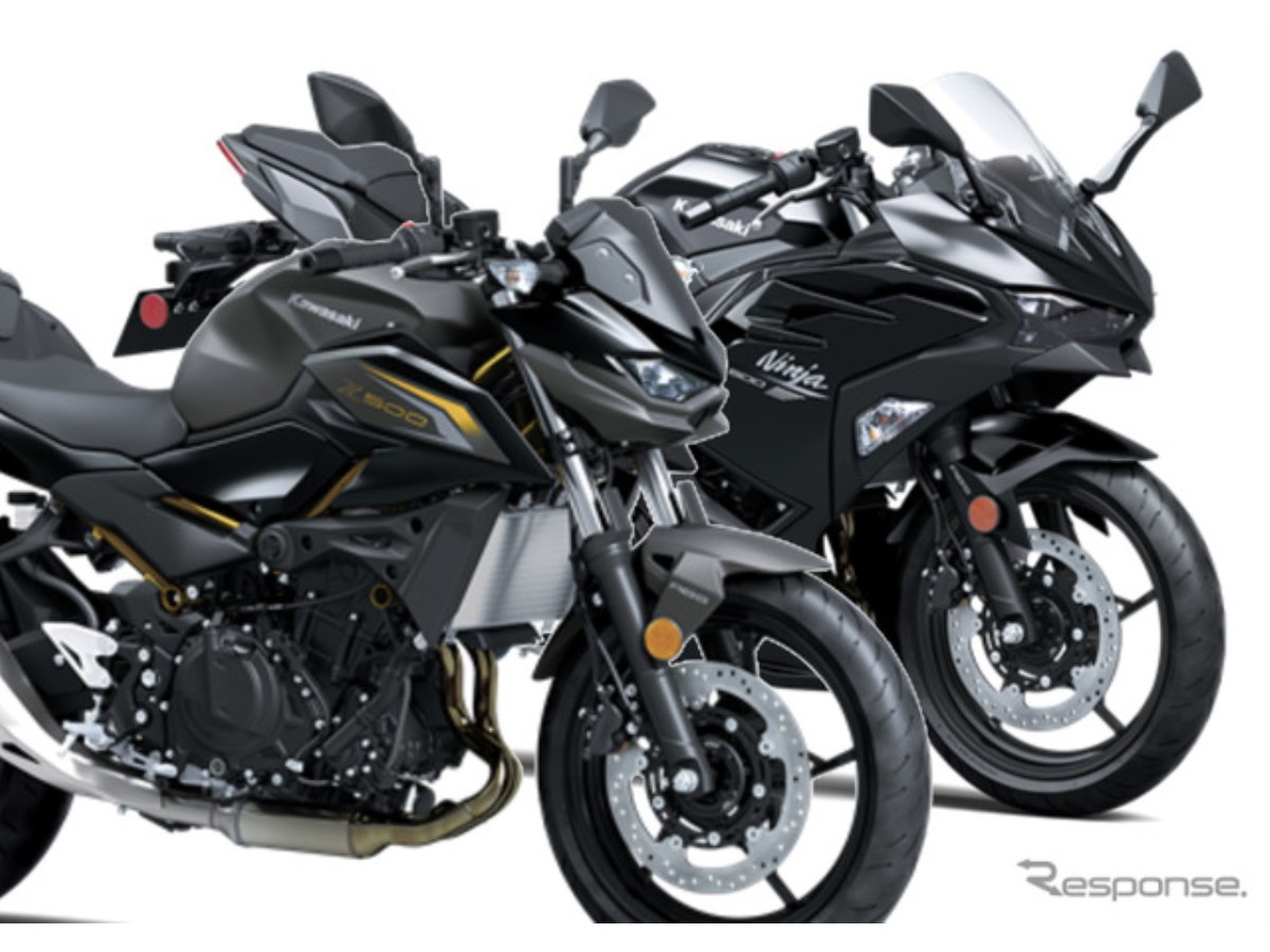 日本に来るのか！」451ccエンジンの新型カワサキ『Ninja 500』と『Z500