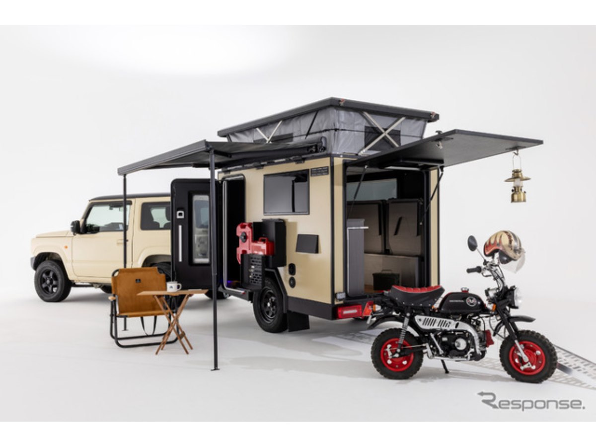 軽キャントレーラー」でバイクと一緒の旅も！ ダイレクトカーズ