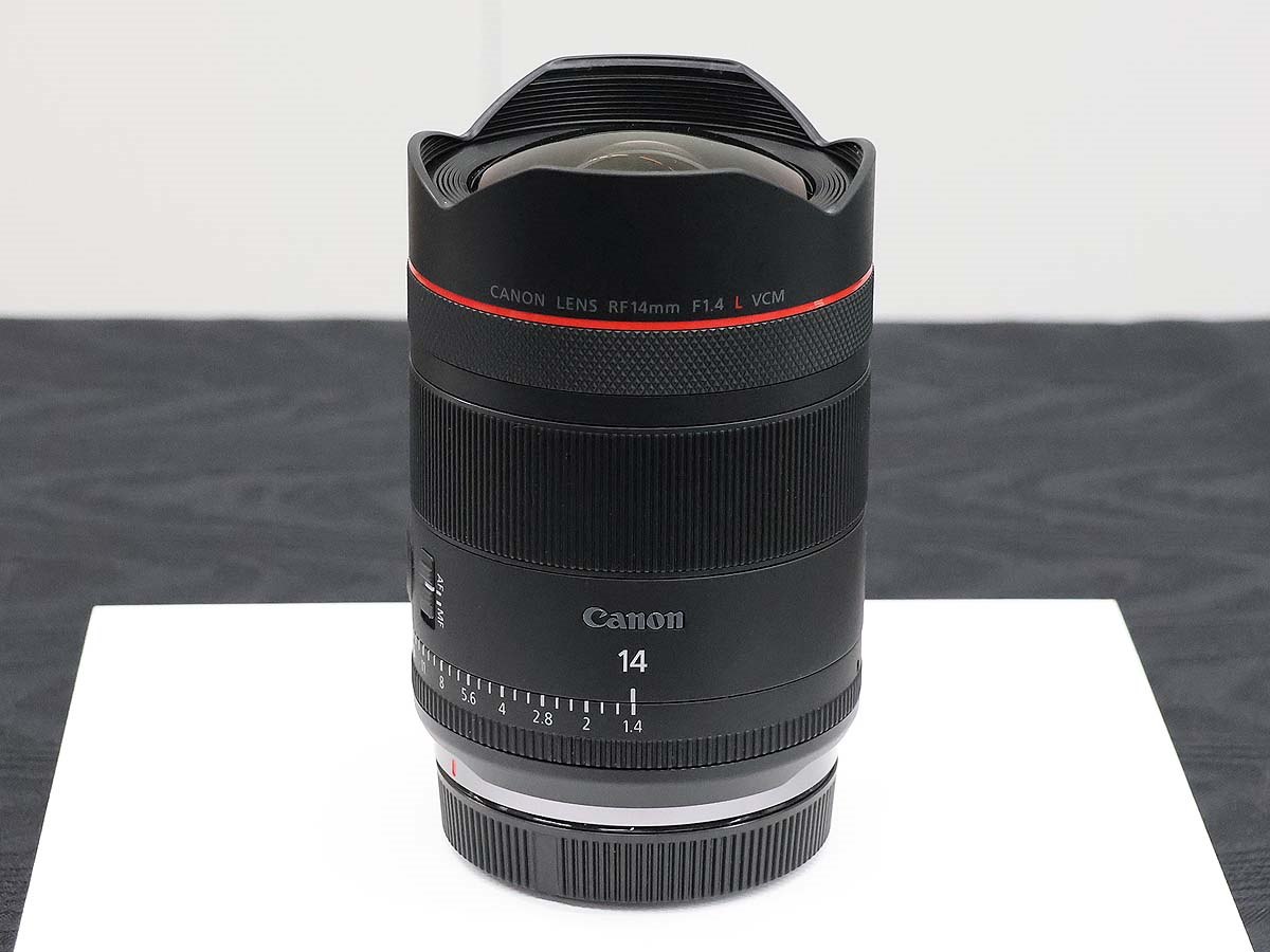 キヤノン、焦点距離14mm・開放F値1.4のフルサイズ対応超広角単焦点