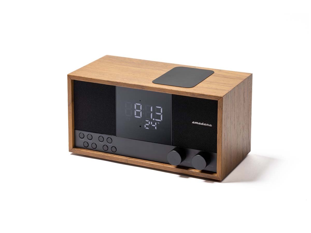 amadana、Bluetoothスピーカー機能搭載のクロックラジオ「RC20