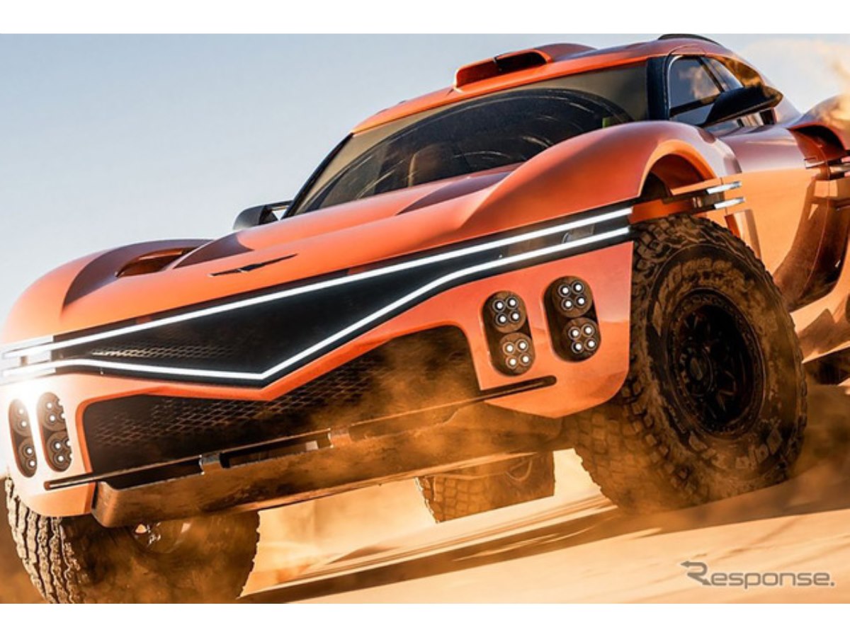 完全に富豪向けマシン」1100馬力で砂漠を駆け抜ける！ V8モンスター初