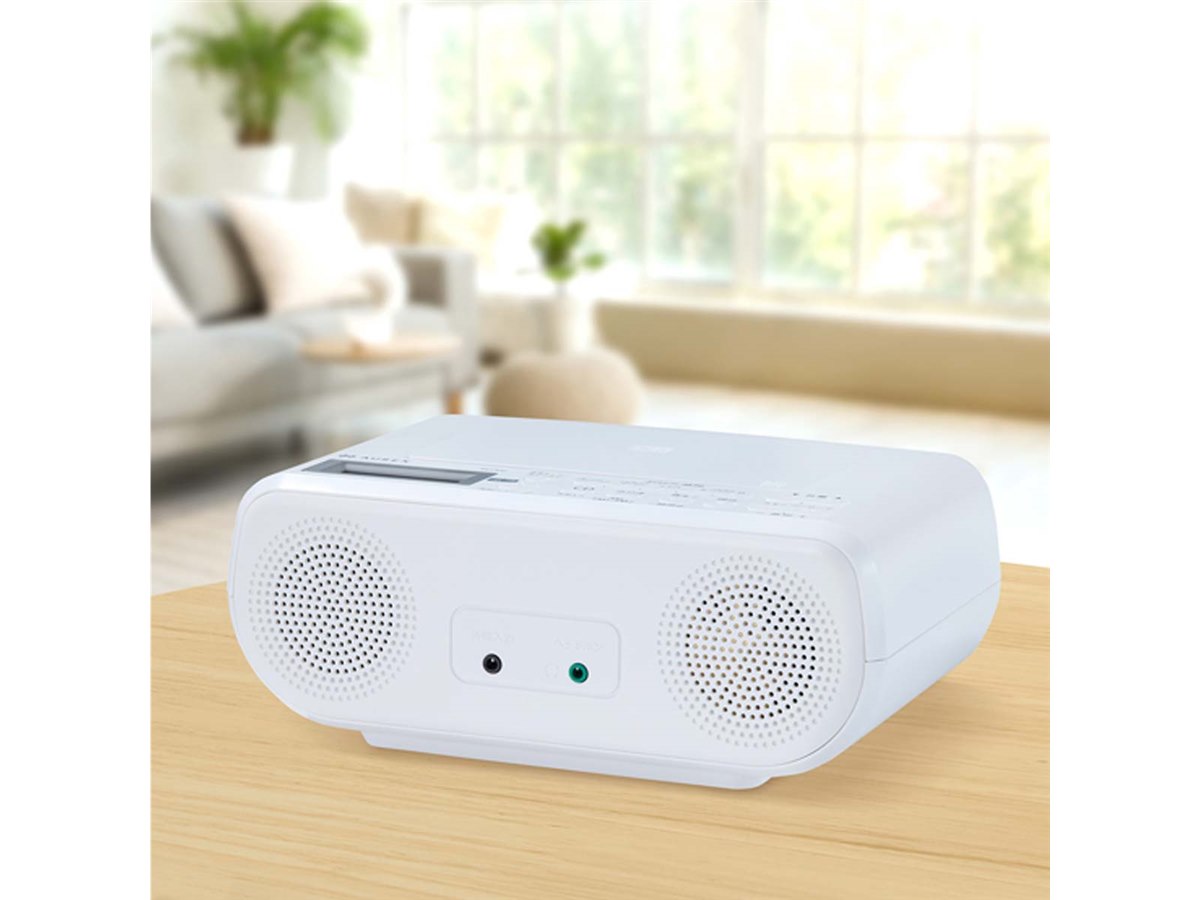 東芝、「声くっきり機能」を新搭載したコンパクトなCDラジオ「AX-CR30