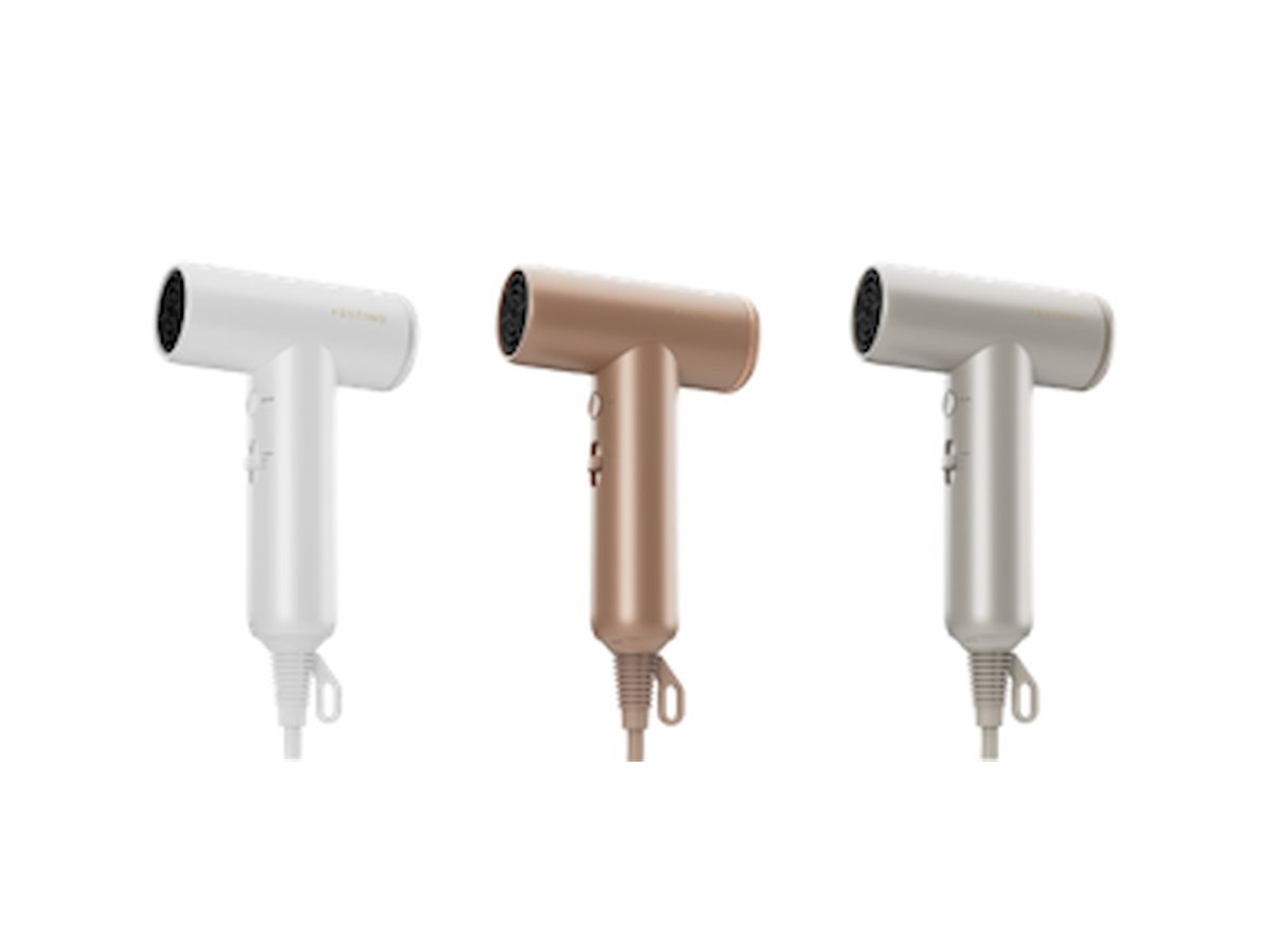 FESTINO、重さ約200gの手のひらサイズのヘアドライヤー「ツヤモイスト