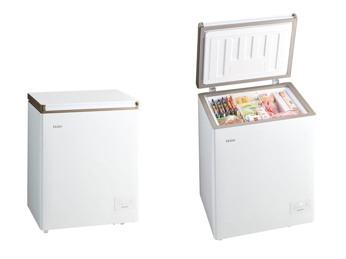 【年末セール！】ハイアール ノンフロン冷凍庫 冷凍庫 1ドア 右開き 102L ホワイト ハイアール JF-NU102D-W 冷凍庫
