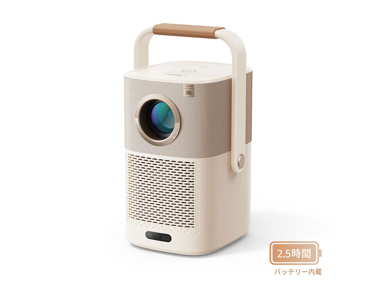 プロジェクター Yaber T2 バッテリー内蔵 ポータブル フルHD Yaber、「Google TV」やバッテリー内蔵を採用したポータブル