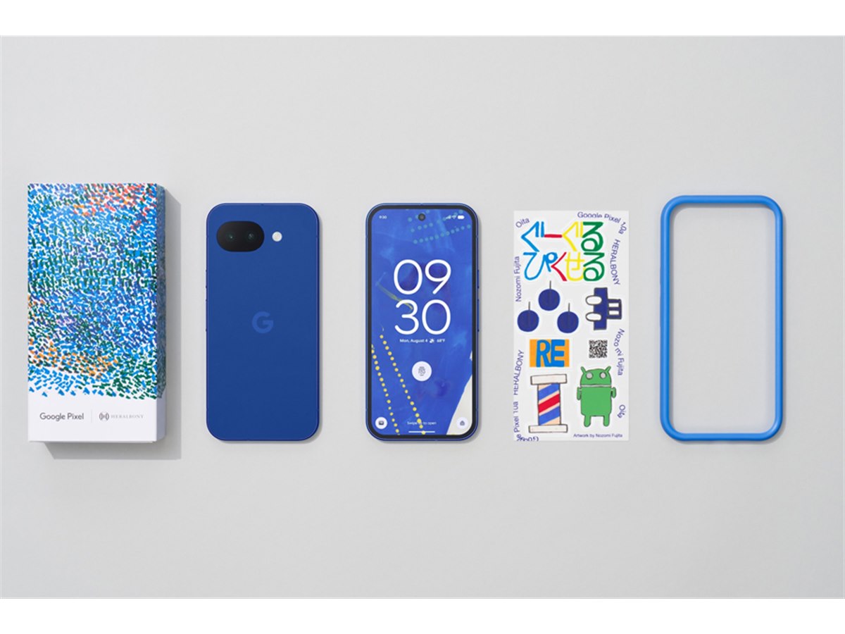 ヘラルボニー×Google Pixel 10a、Pixelシリーズ初の日本限定モデル