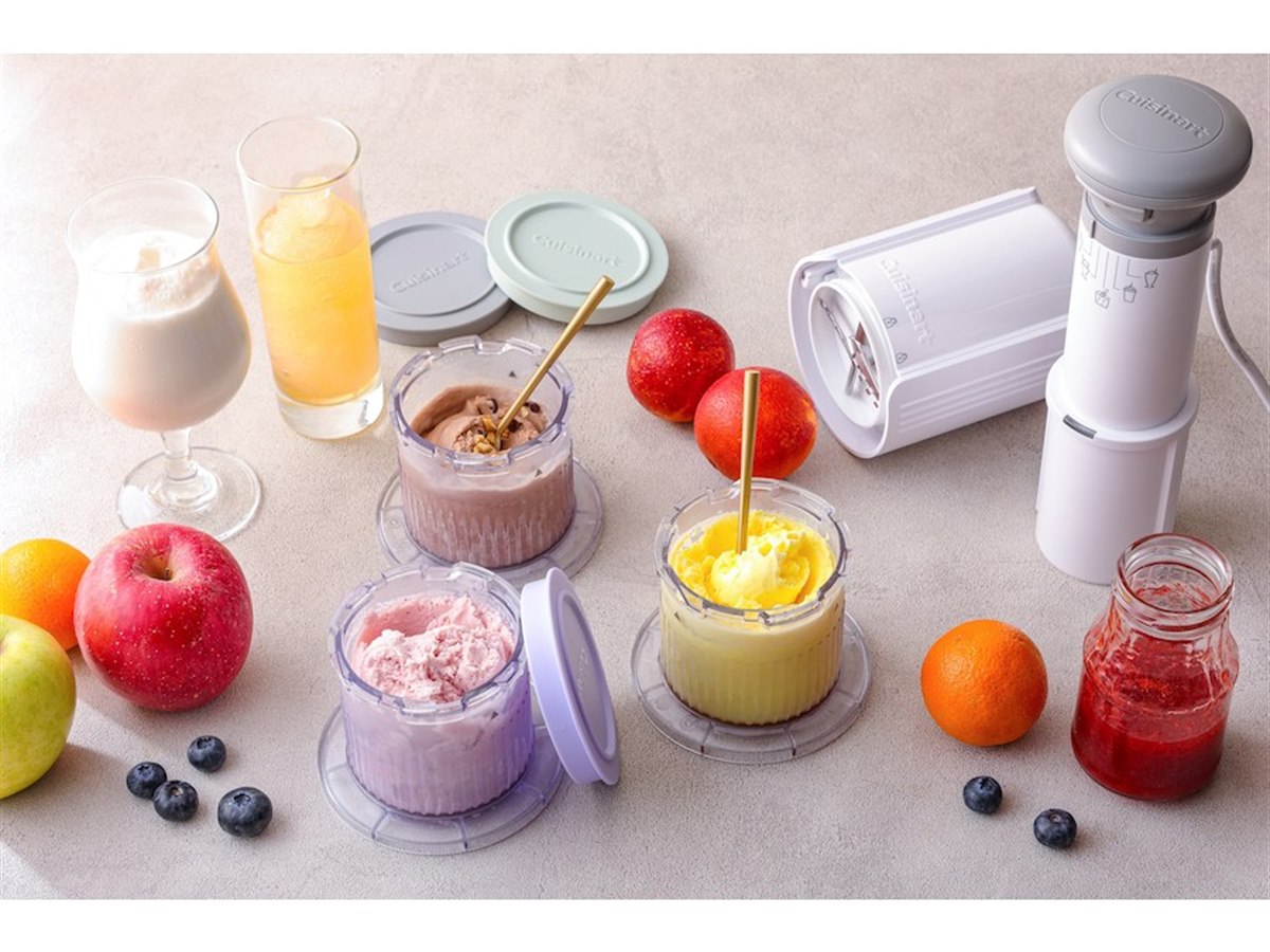 Cuisinart フローズンデザートメーカー ICE-FD10J クイジナート、約1分でフローズンデザートが作れる「フローズン