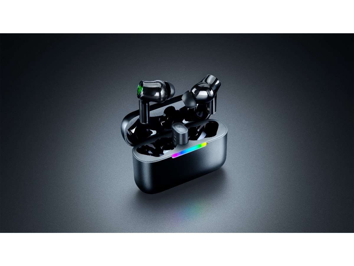 Razer ゲーミングヘッドセット Hammerhead HyperSpeed Razer、ANC強化やBT 6.0に対応したワイヤレスヘッドセット「Hammerhead