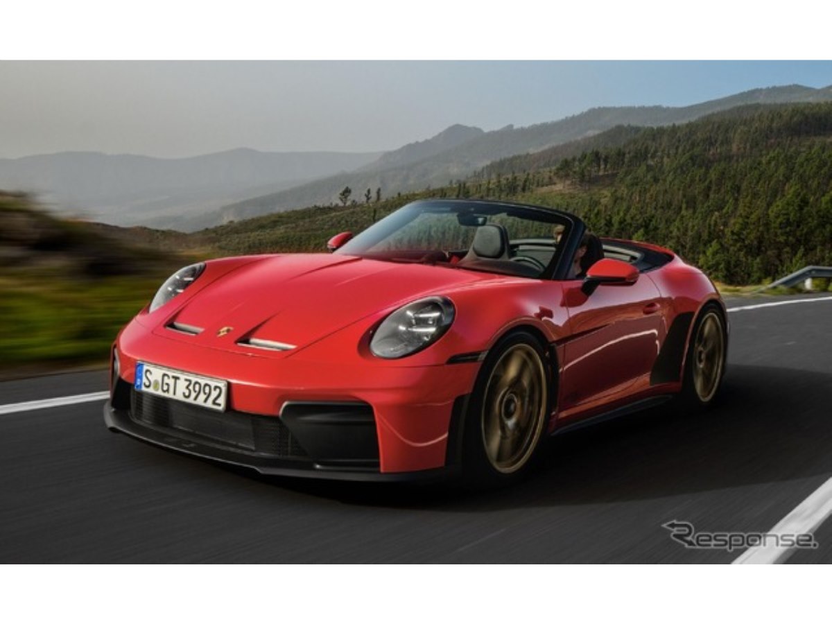 ポルシェ『911 GT3 S/C』、GT3初の全自動オープントップ登場…510馬力の
