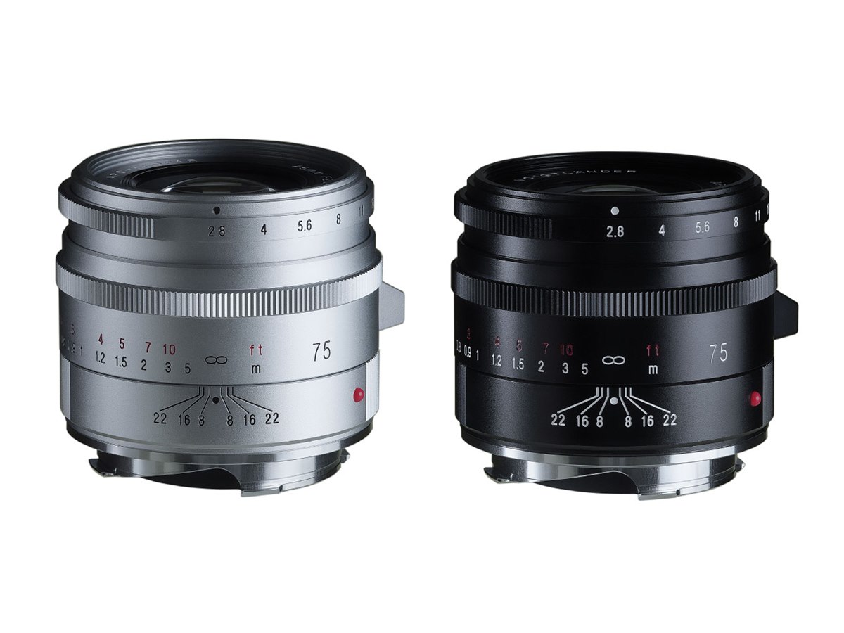コシナ、VMマウント対応の中望遠レンズ「APO-SKOPAR 75mm F2.8 VM」を5