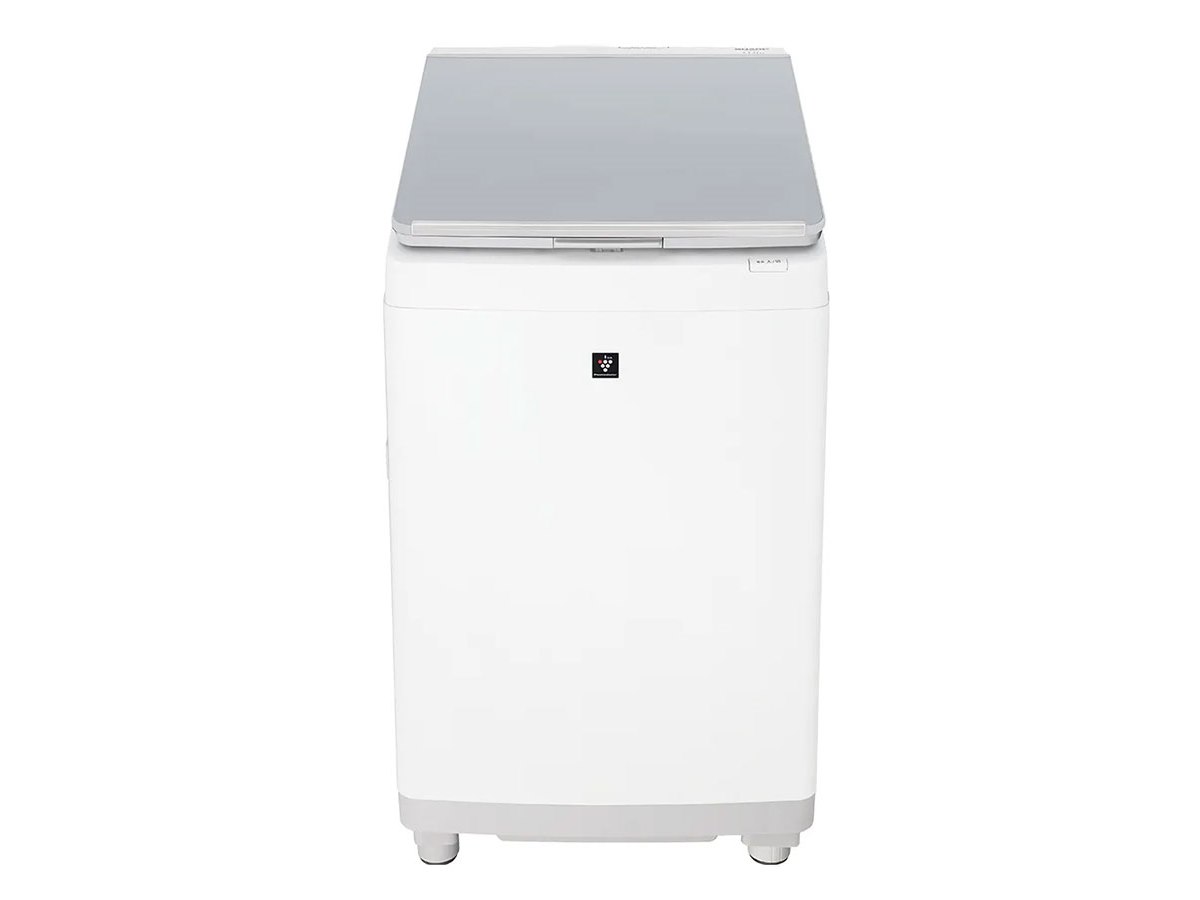 シャープ、内フタなし設計を採用したタテ型洗濯乾燥機の洗濯11kg/乾燥