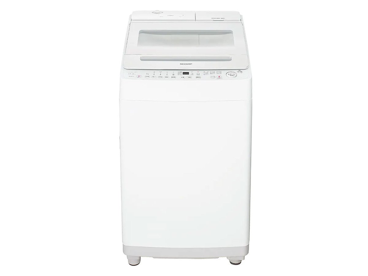 シャープ、穴なし槽や自動投入機能を搭載した全自動洗濯機の11kg/10kg