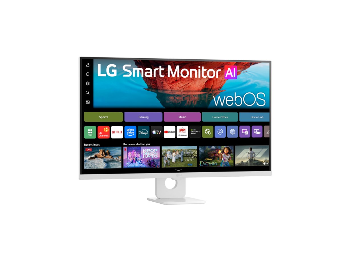 LG、webOSを搭載した31.5型4K液晶ディスプレイ「32U721SB-W」など3