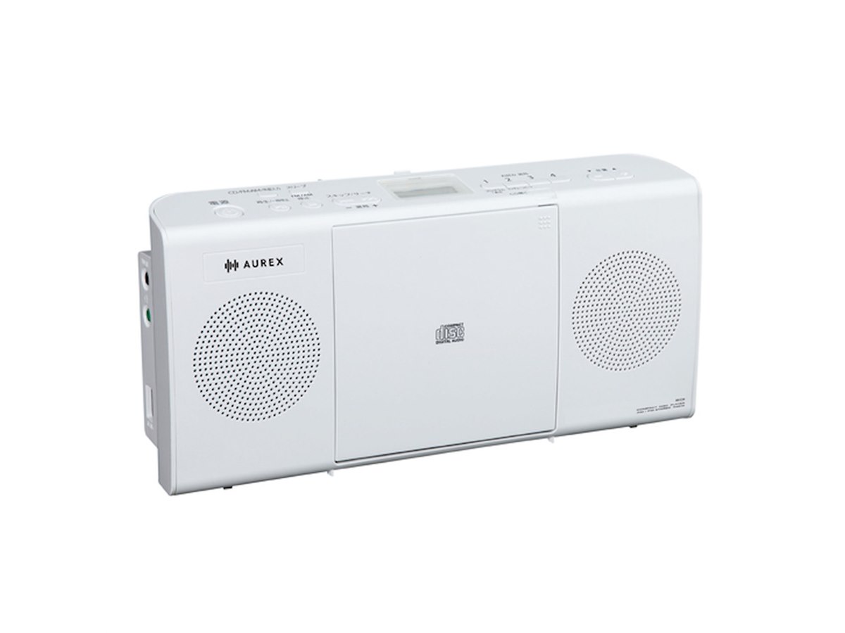 【ほぼ新品】TOSHIBA AUREX Bluetooth CDラジオ　小型軽量 東芝、奥行6.5cmのスリムボディを採用したCDラジオ「AUREX AX-C24