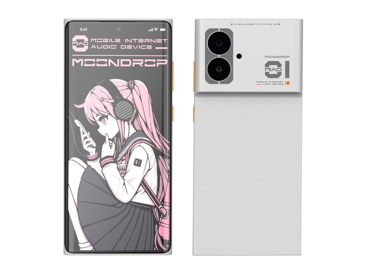 水月雨　MOONDROP MIAD01 水月雨、4.4mmバランス端子やデュアルDACを導入した5Gスマートフォン