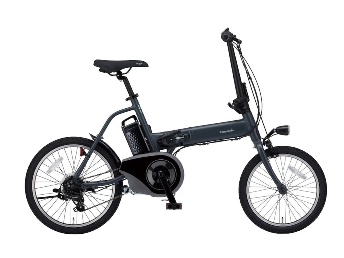 パナソニック、約800gの軽量化を図った折りたたみ電動アシスト自転車