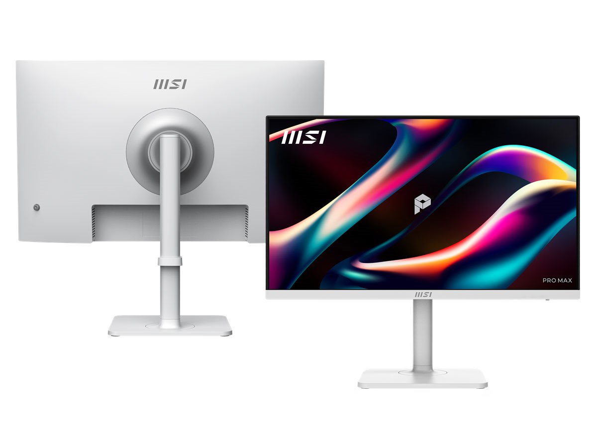 MSI、初の円偏光技術を採用した144Hz駆動のビジネス向け液晶