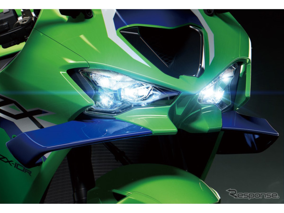 大型ウイングレットを新採用、新型カワサキ『Ninja ZX-10R』発売 248万