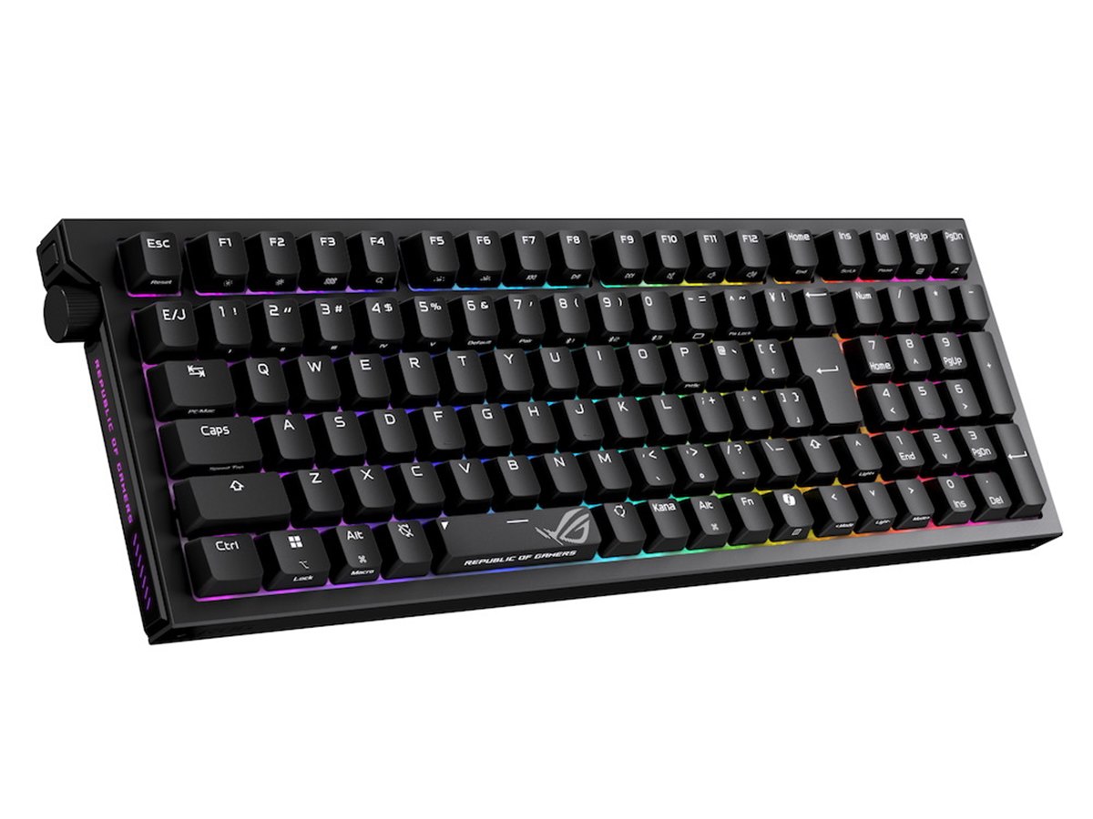 ASUS ゲーミングキーボード ASUS、メカニカルスイッチ採用のゲーミングキーボード「ROG Strix