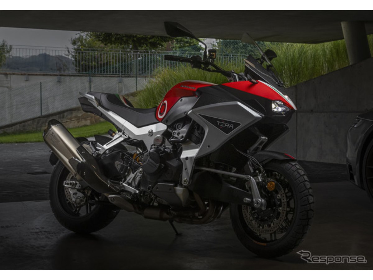 638万円！ 伊ビモータ「TESI H2 TERA」日本上陸…カワサキZ H2の